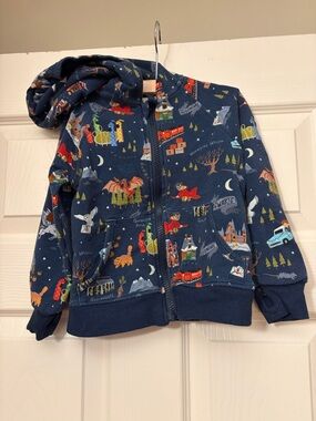 Little Sleepies Harry Potter Navy Zip Hoodie